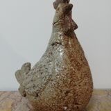 Coq en céramique craquelée athezza