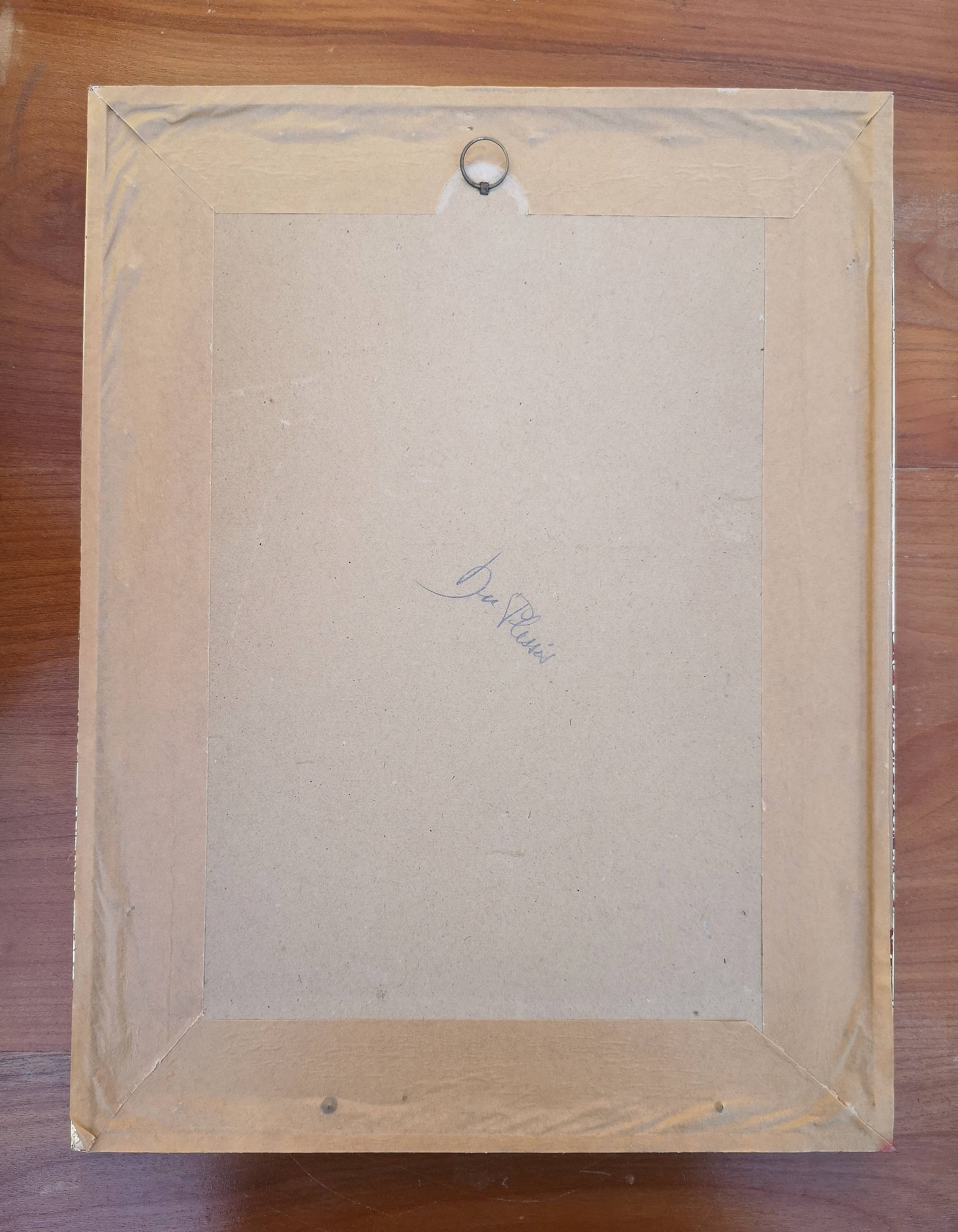 Framed lithograph by J. Gould and HC Richter