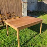 Cherry wood farmhouse table circa 1930