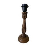 Wooden lamp foot