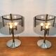Lampes de table Space Age du milieu du siècle, années 1970, lot de 2