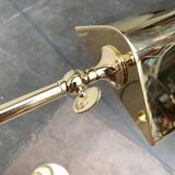 German Vintage Floor Lamp in Hollywood Regency Style in Brass by Florian Schulz