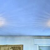 Pair of large 55cm tassel ceiling lights