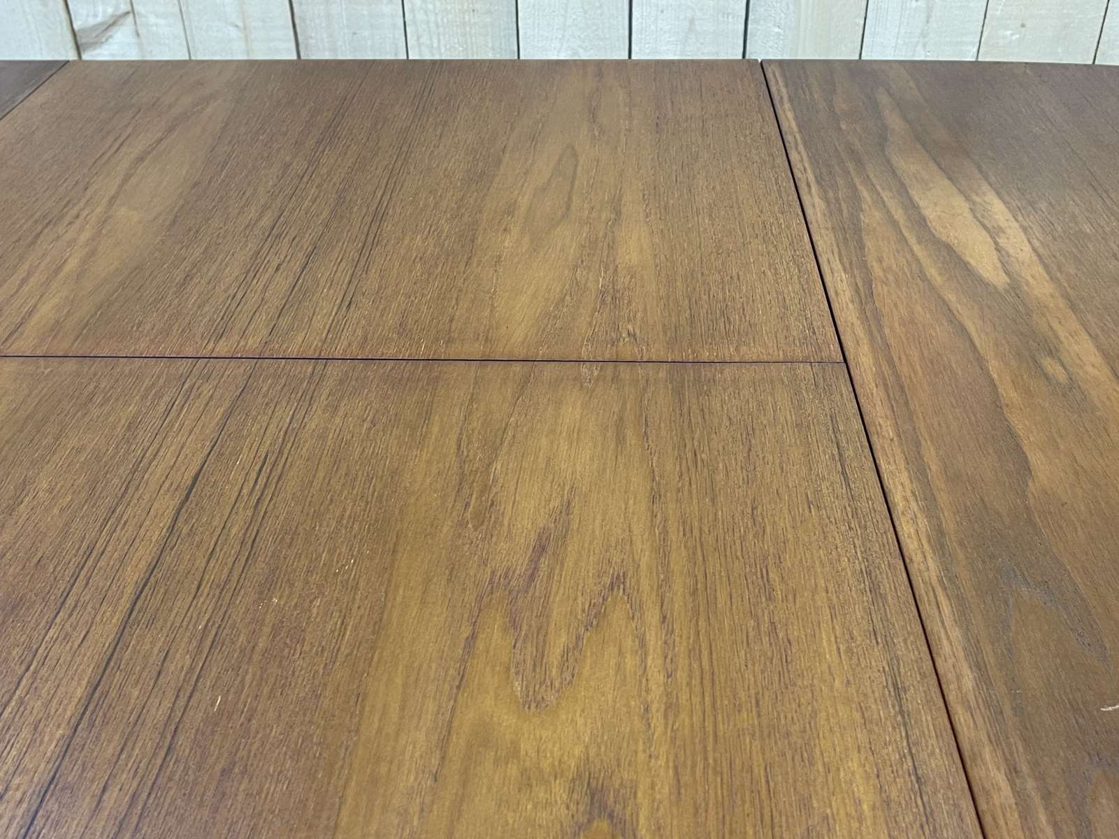 1970s teak table with butterfly extension