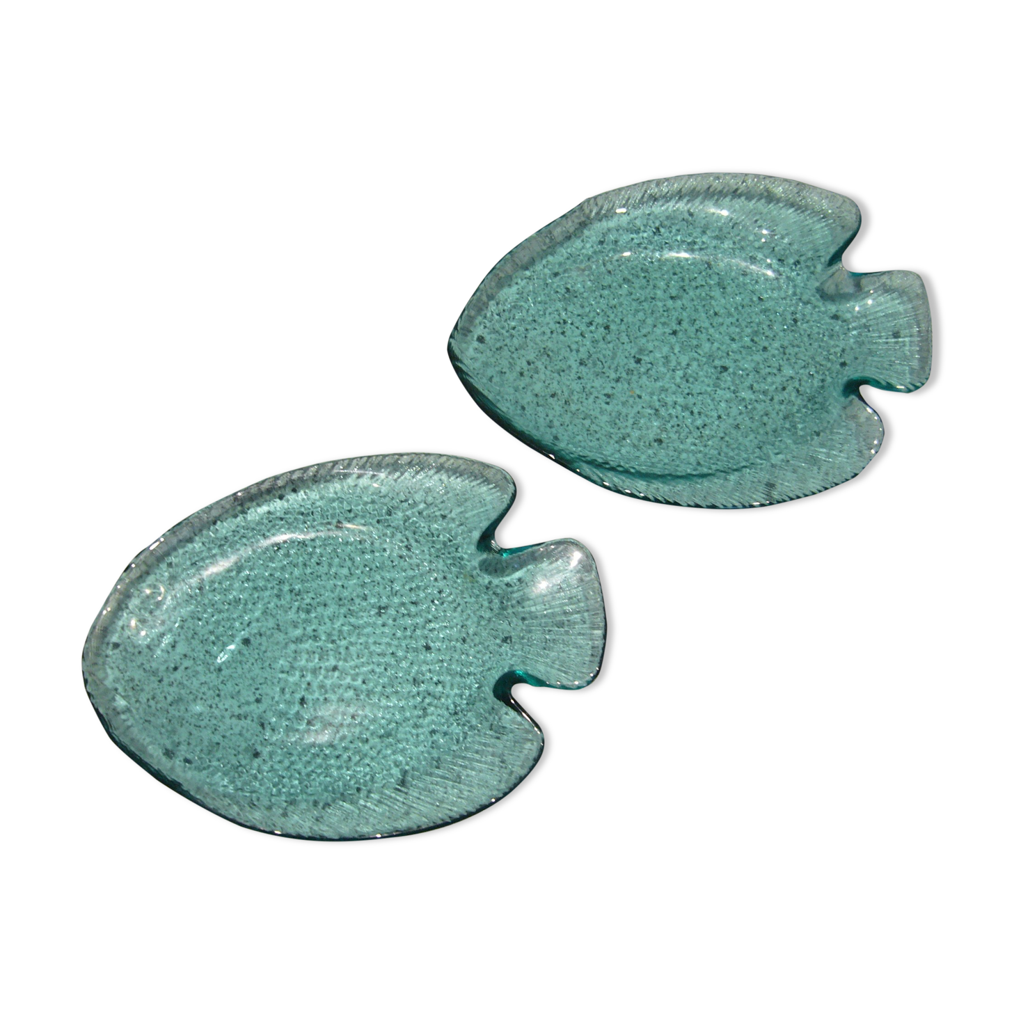 Two fish-shaped bowls
