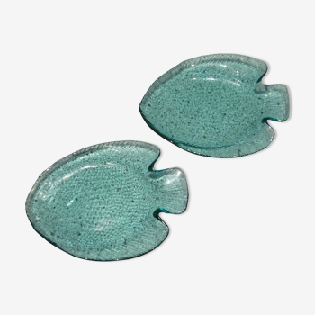 Two fish-shaped cups