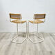 Tabourets de bar de style Bauhaus, années 1970