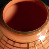 Art deco vase in opaque pink glass - model 'ady' de de rupel (boom glass)