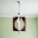 Mid Century Modern chromed chandelier for 3 lights