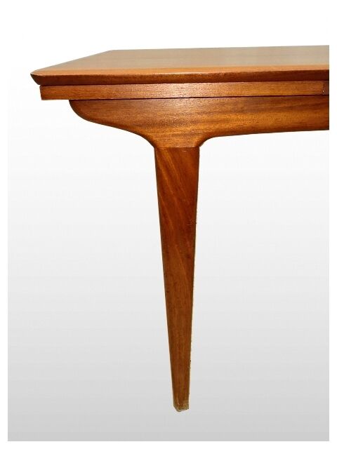 Table de salle à manger vintage scandinave teck 1960