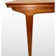 Table de salle à manger vintage scandinave teck 1960