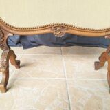 Louis XV Rocaille style firewall in walnut