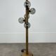 Temde Leuchten brutalist floor lamp, wood, 1970s