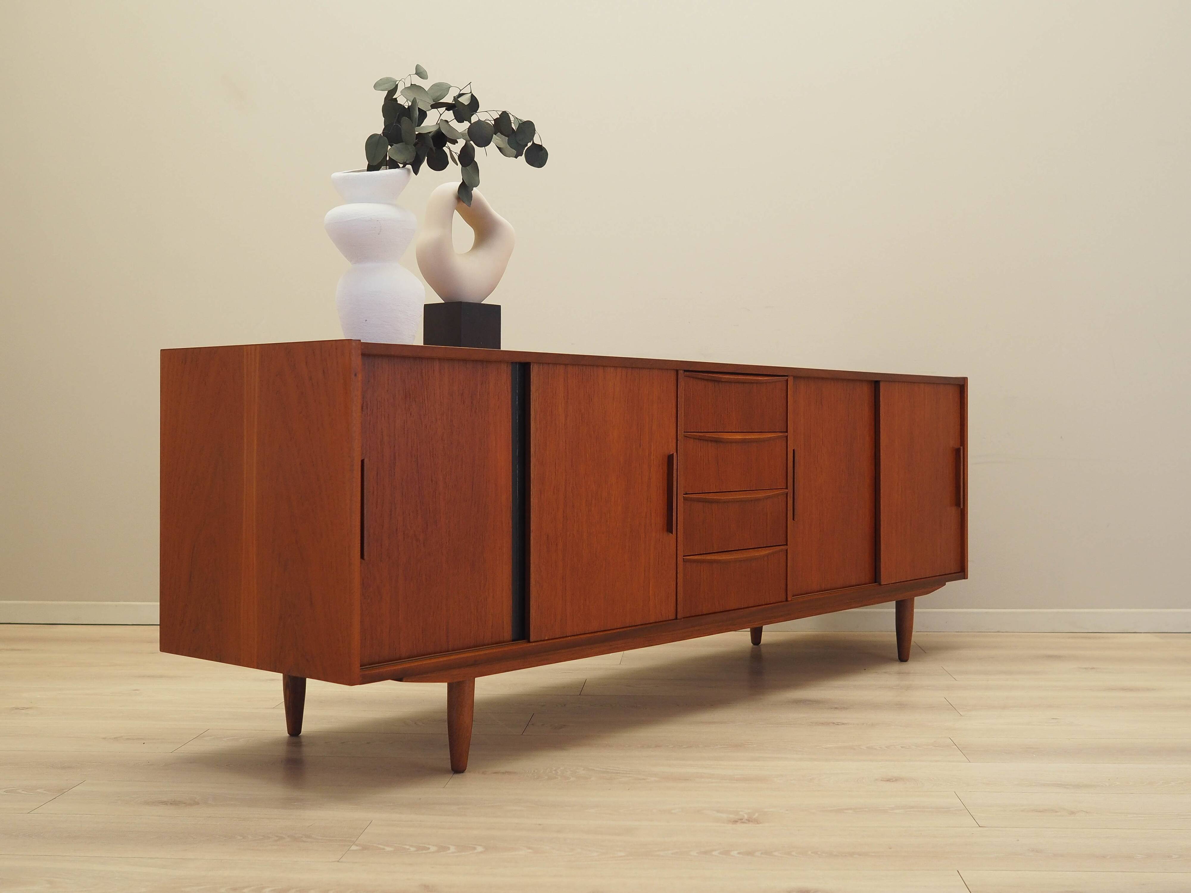 Teak sideboard, Danish design, 1970s, made in Denmark.