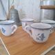 Tasse à café bleu Niderviller 1970 - 1980