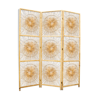 Rattan screen