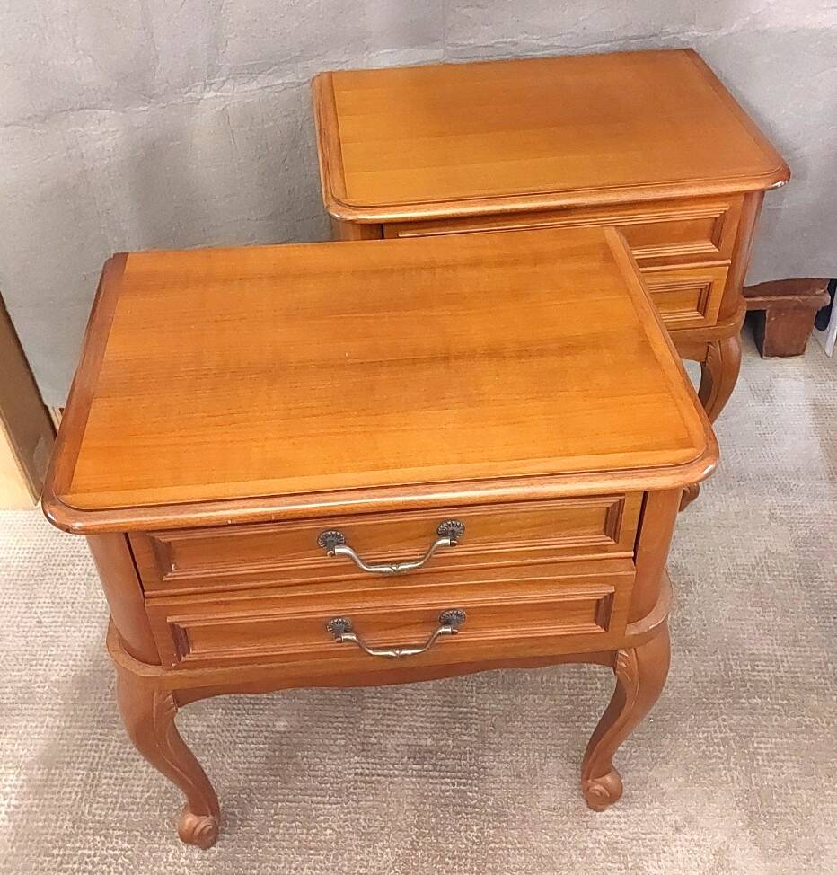 Louis XV style bedside tables