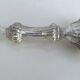 XlXth eglomisé glass candle holder