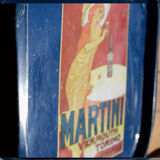 Ancien plateau de service martini années 70