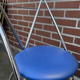 2 Hiroyuki Yamakado chrome folding chairs