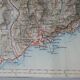Old map Nice, Saint Martin de Vésubie
