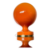 Opal glass desk lamp, Czechoslovakia