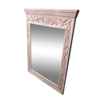 Wood mirror brand Celton Paris, 130x100 cm