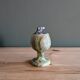 Vintage green onyx table lighter – 1970s style