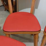 5 vintage bistro chairs