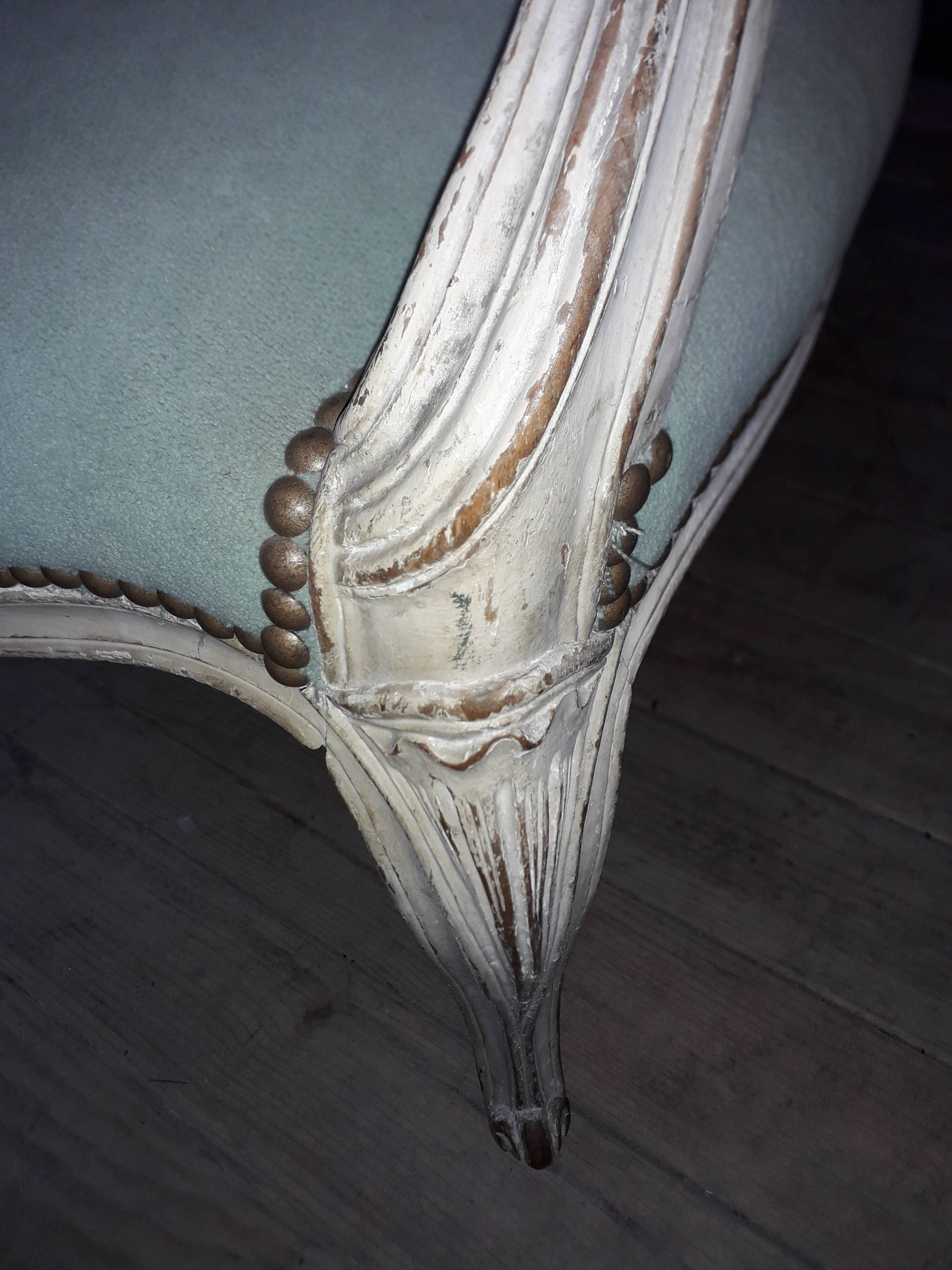 Louis XV-style armchair pair