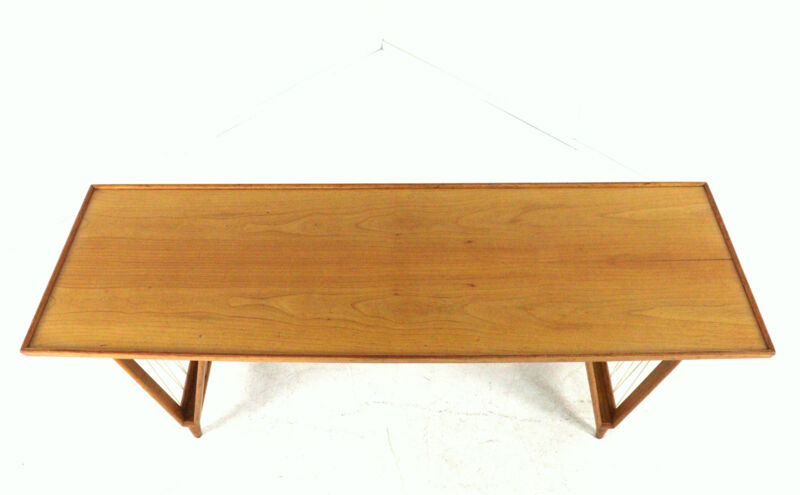 mid century modern Coffee table 'Deinum'  vintage design with magazine rack