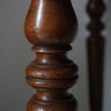 Walnut sloped sorting desk