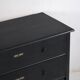 Antique chest of drawers in dark tones (c.1920)