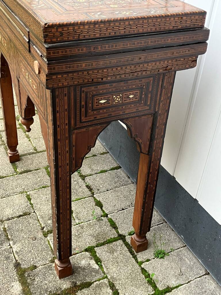 Marked game table, late 19th century to early 20th century, Syria.