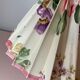 Flowery lampshade pleated