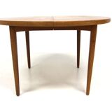 Scandinavian oak dining table, Sweden, 1960s