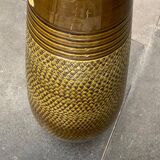 Footed vase in West German pottery, mid-century WGP by Bay Keramik, 1960s.
