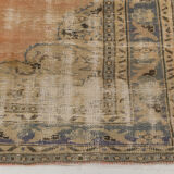 6x9 Old Antique Vintage Rug, 196x270Cm