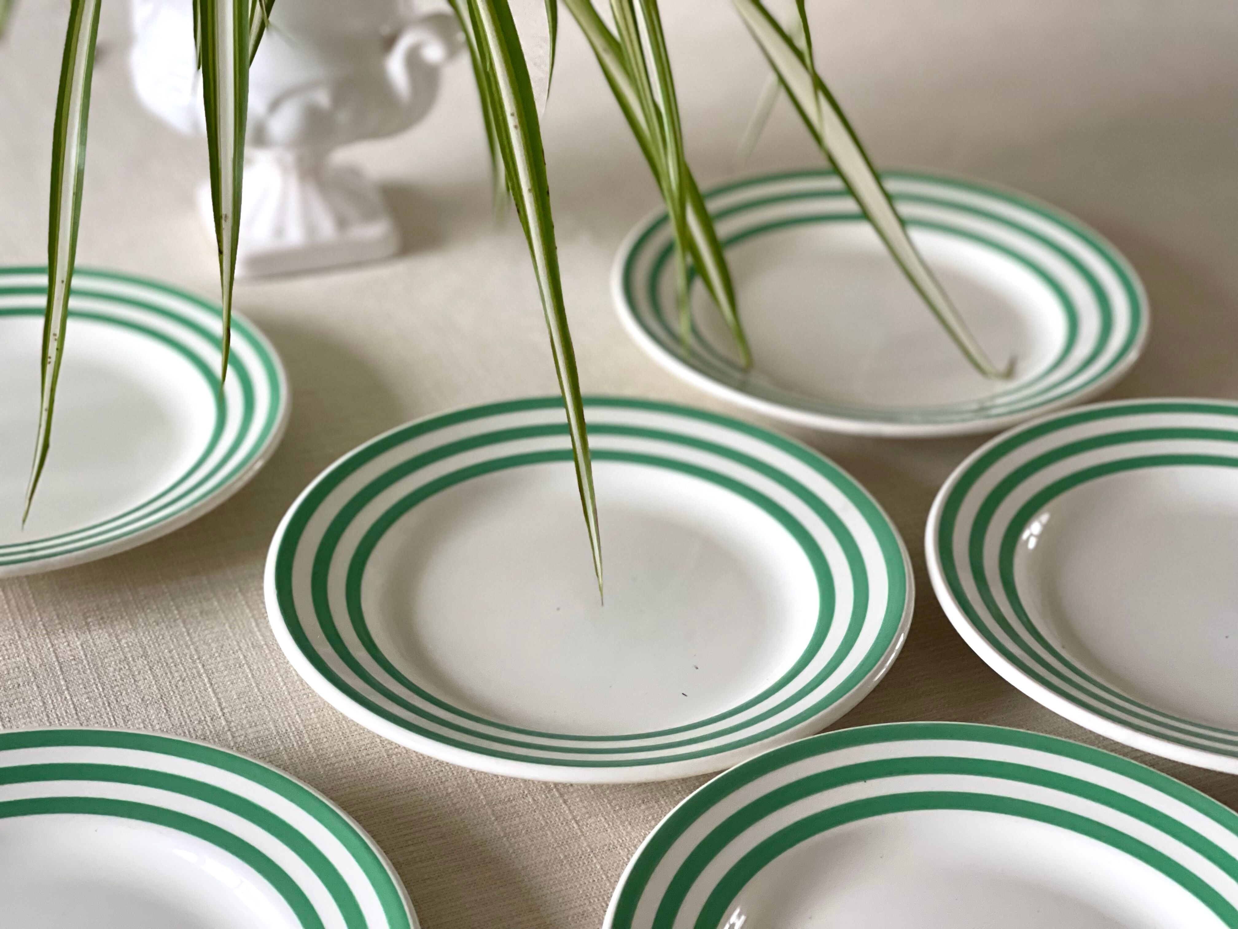 6 vintage Slave dessert plates