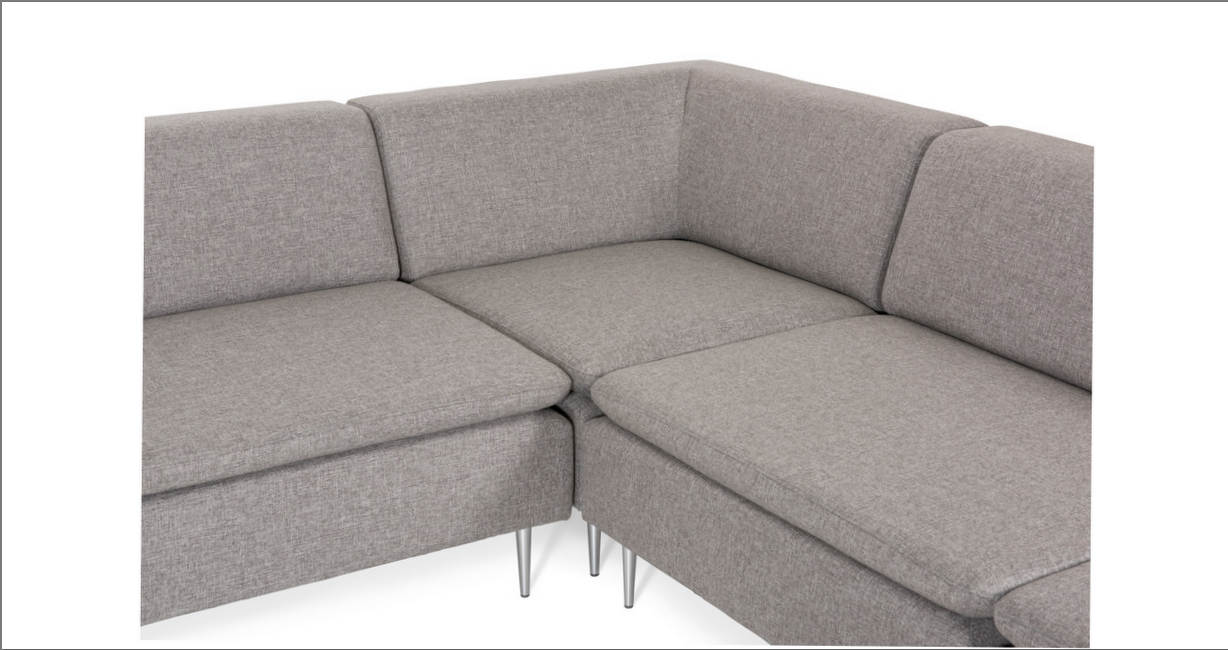 Scandinavian corner sofa