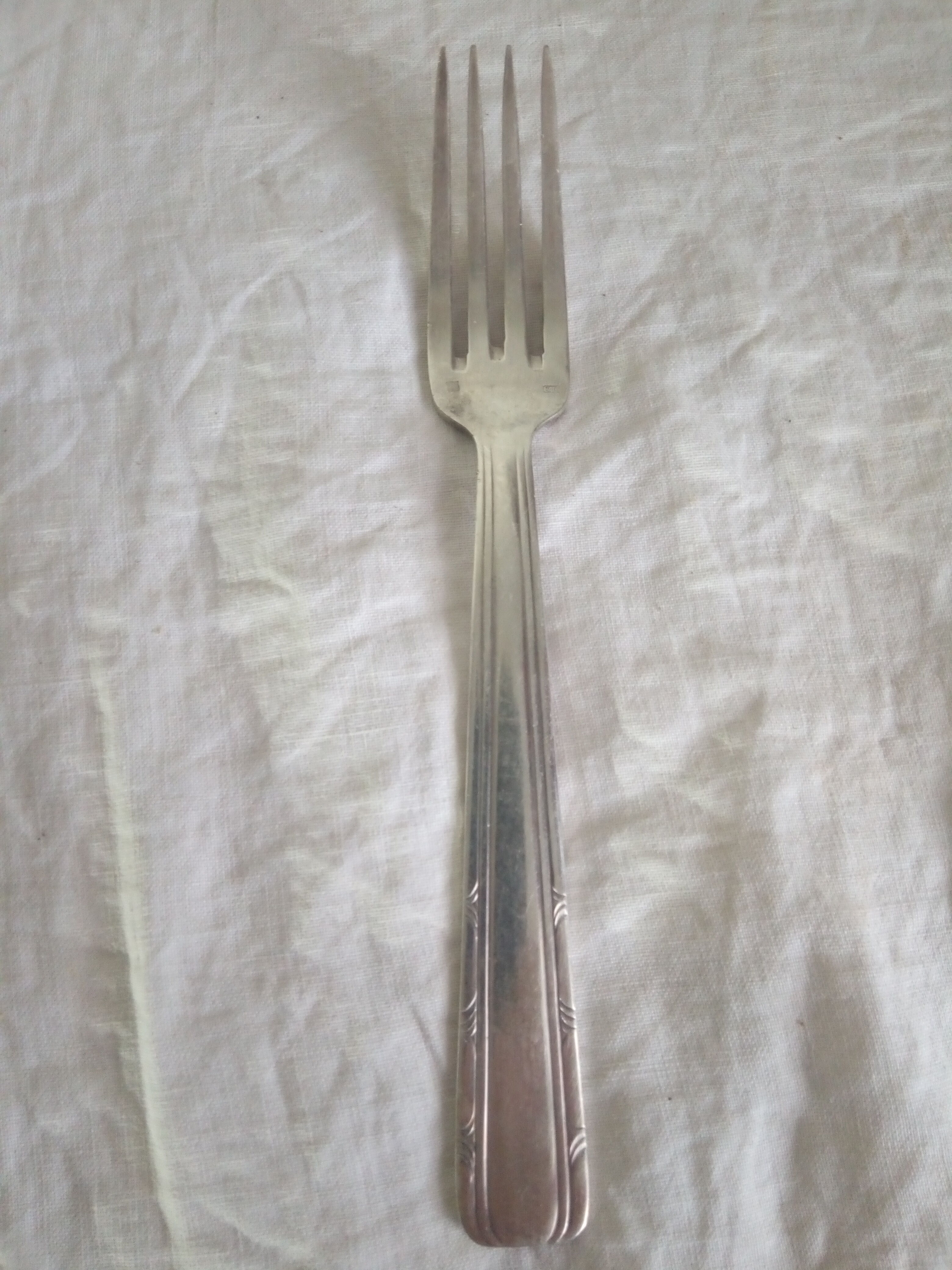 40's silver plated metal cutlery set 36 pieces