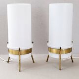 Pair of vintage 1950 Parscot lamps