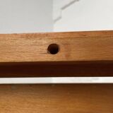 1950s oak luggage rack