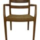 Vintage Niels Otto Moller Armchair Model 67 in Oak Danish Design