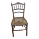 Chaise en bois canne