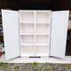 Vintage wardrobe boarding wood painted