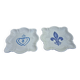 2 ceramic plates