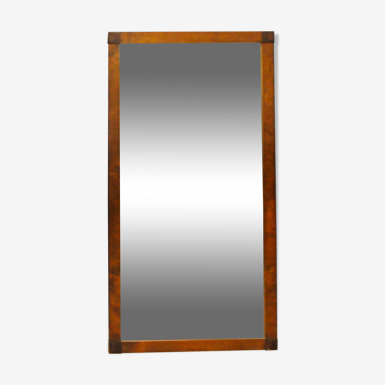 Scandinavian mirror frame walnut 50x100cm