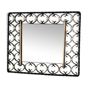Miroir en fer forgé