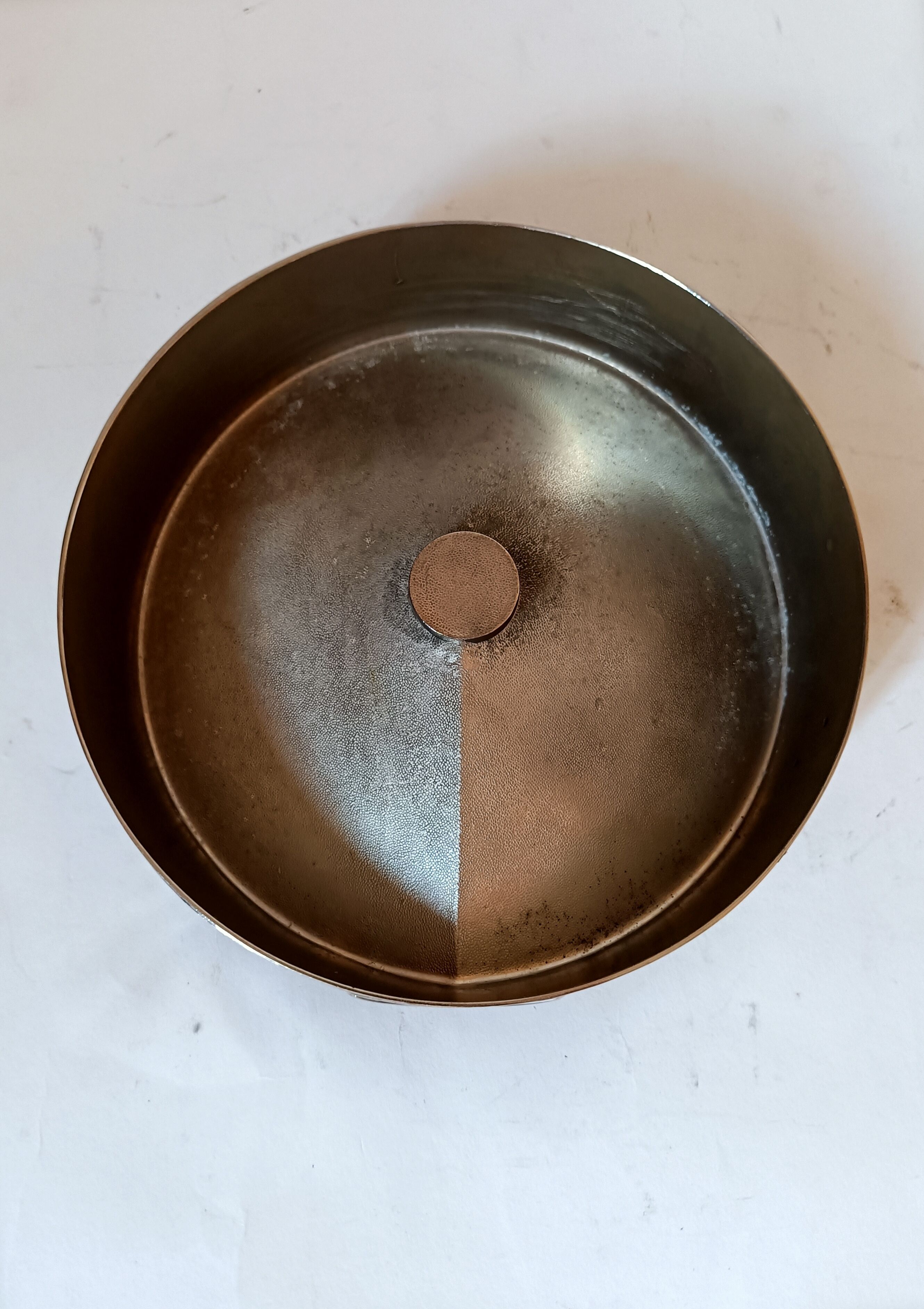 Silver ashtray Moët & Chandon 1970 Vintage